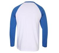 Gola Long-sleeved Raglan with Front Screen Print - Blue Long-sleeve Shirt white blue S