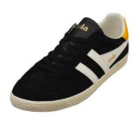 Gola Medallist Womens Casual Trainers in Black Off White - 4 UK