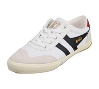 Gola Men's Badminton Mesh Sneaker, White/Navy/Deep Red, 8 UK