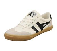 Gola Men's Badminton Sneaker, Off-White/Black/Gum, 9 UK