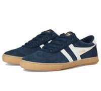 Gola Mens Badminton Suede, Navy/Off White/Gum, 7