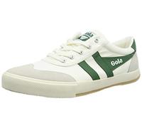 Gola Badminton Mens Off White Green Casual Trainers - 8 UK