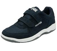 Gola Mens Trainers Belmont Suede Wide Touch Fastening Grey UK Size