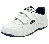 Gola Men's Belmont 2 Twin Bar Walking Shoe, White/Navy, 8 UK