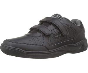 Gola Mens Black Touch Fastening Real Leather Wide Fit EE Trainers 15 UK