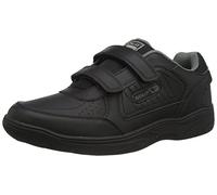 Gola Mens Black Touch Fastening Real Leather Wide Fit Touch Fastening Trainers 8 UK