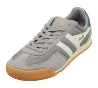 Gola Men's Europa Sneaker, Cement/White/Marine Blue, 10 UK