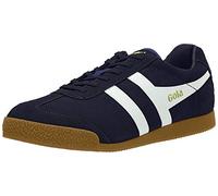 Gola Men's Gola Harrier Suede Trainers, Blue Navy White Mw, 12 UK