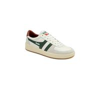 Gola Men's 'Grandslam Classic' Leather Lace-Up Trainers in White | Size: 9 Gola White 9