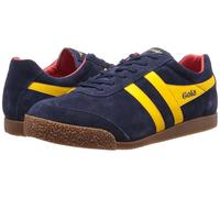 Gola Men's Harrier Fashion Sneaker, Navy/Sun/Red, 8.5