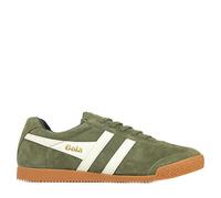 Gola Men's Harrier Fashion Sneakers, Khaki Off White Black, 8.5 UK