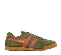 Gola Men's Harrier Fashion Sneakers, Khaki Orange Spice, 10 UK
