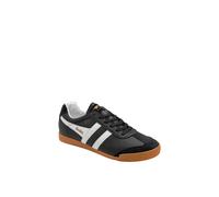 Gola Men's 'Harrier Leather' Leather Lace-Up Trainers in Black | Size: 10 Gola Black 10
