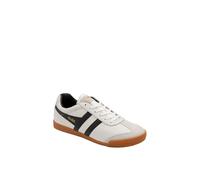 Gola Men's 'Harrier Leather' Leather Lace-Up Trainers in White | Size: 6 Gola White 6