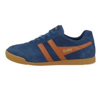 Gola Men's Low Harrier Trainers, Marine Blue Moody Orange Cma192wu, 9.5 UK