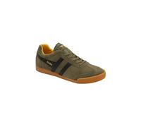 Gola Men's 'Harrier' Suede Lace-Up Trainers in Khaki | Size: 7 Gola Khaki 7