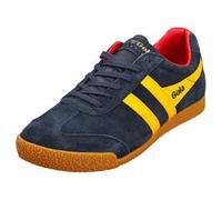 Gola Men's Harrier Suede Low-Top Sneakers, Blue (Navy/Sun/Red Py), 7 UK (41 EU)