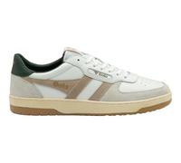 Gola Men's Hawk Shoes, White Bone Dark Khaki, 11 UK
