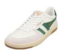 Gola Men's Hawk Sneaker, White Dark Green, 7.5 UK