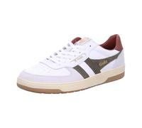 Gola Men's Hawk Sneakers, White Khaki Rust, 9 UK