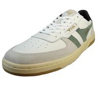 Gola Men's Hawk Sneakers, White Sage Black, 6 UK