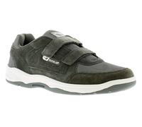 Gola Mens Trainers Belmont Suede Wide Fit Touch Fastening charcoal UK Size
