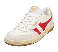 Gola Mixed Hawk Sneakers, White/Raspberry/Gold, 40 EU, White Raspberry Gold, 7 UK