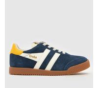 Gola Navy & White Elan Boys Junior Trainers UK 2 (EU 34)