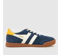 Gola Navy & White Elan Boys Youth Trainers UK 2.5 (EU 35)