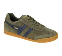 Gola Plus Size Trainers - Harrier CMA192HN Khaki Navy, Khaki Navy, 14 UK