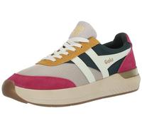 Gola Raven Ladies Wheat Leather & Textile Lace Up Trainers