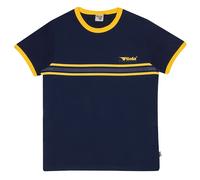Gola Ringer T-Shirt with Printed Stripes & Chest Logo Navy | Size: 3XL Gola Navy 3XL
