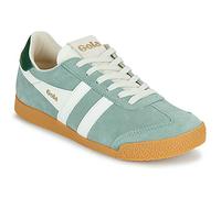 Gola Elan Womens Classic Trainers in Green Off White - 4 UK