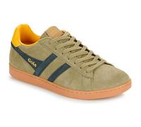 Equipe II Suede Trainers Khaki/Navy