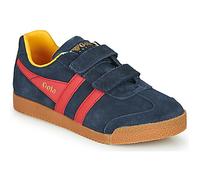 Gola Boy's Harrier Riptape Kids Trainers - Navy Red Sun - Size: 12 years/12