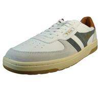 Gola Sneakersy Men's Hawk Trainer White/Conifer/Umber 4 Biały Męskie CMB336NW 44