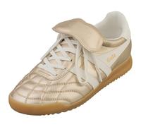 Gola Stadium 86 Womens Fashion Trainers in Gold Off White - 8 UK