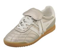 (5) Gola Stadium 86 Womens Fashion Trainers in Champagne Off White