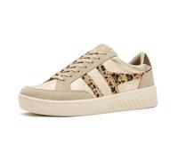 Gola Superslam Blaze Womens Fashion Trainers in Gold Leopard Brown - 4 UK