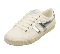 Gola Tennis Mark Cox Womens Fashion Trainers in Off White Silver - 3 UK