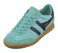 Gola Tornado Ladies Sea Mist/Plum Leather & Textile Lace Up Trainers