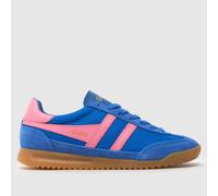 (Blue, 6 (Adults')) Gola Tornado Women's Sapphire/Fluro Pink Trainers