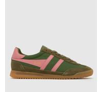Gola Tornado Womens Fashion Trainers in Green Coral Pink - 8 UK