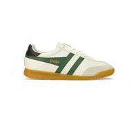 Gola Torpedo Leather Mens White/Evergreen/Black Leather Lace Up Trainers