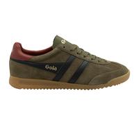 Gola Torpedo M Khaki Suede Mens trainers CMB761-NB in a Plain Suede Leather in Size 10