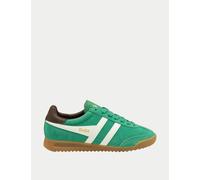Gola Torpedo Suede Colour Block Trainers Jade