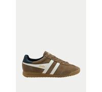 Gola Torpedo Suede Trainers Brown Mix