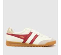Gola Torpedo Trainers in White & Red UK 4 (EU 37)