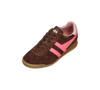 Gola Torpedo Women's Trainers Dark Brown Fluro Pink Chalk Pink, Dark Brown Fluro Pink Chalk Pink, 7 UK