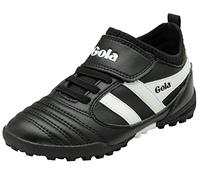 (1 UK, Black) Gola Boys Kids Performance Ceptor Leather Turf Football Soccer Boots